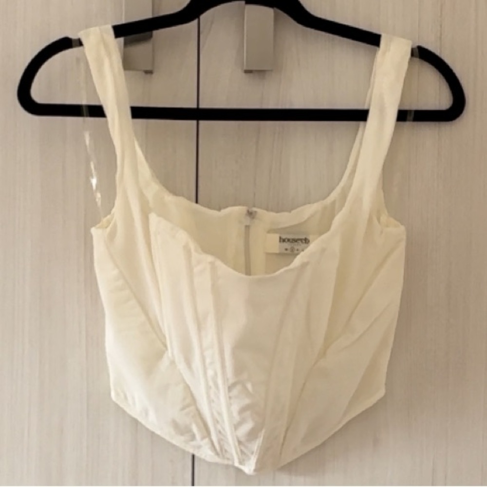 House of CB Ivory Mesh Corset, Size S